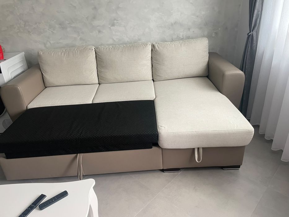 Coltar extensibil Casa Rusu cu lada depozitare
