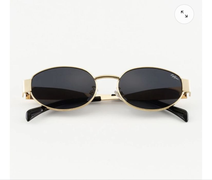 Дамски очила със златист детайл