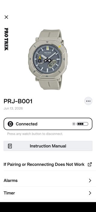 Casio Pro Trek PRJ-B001-7