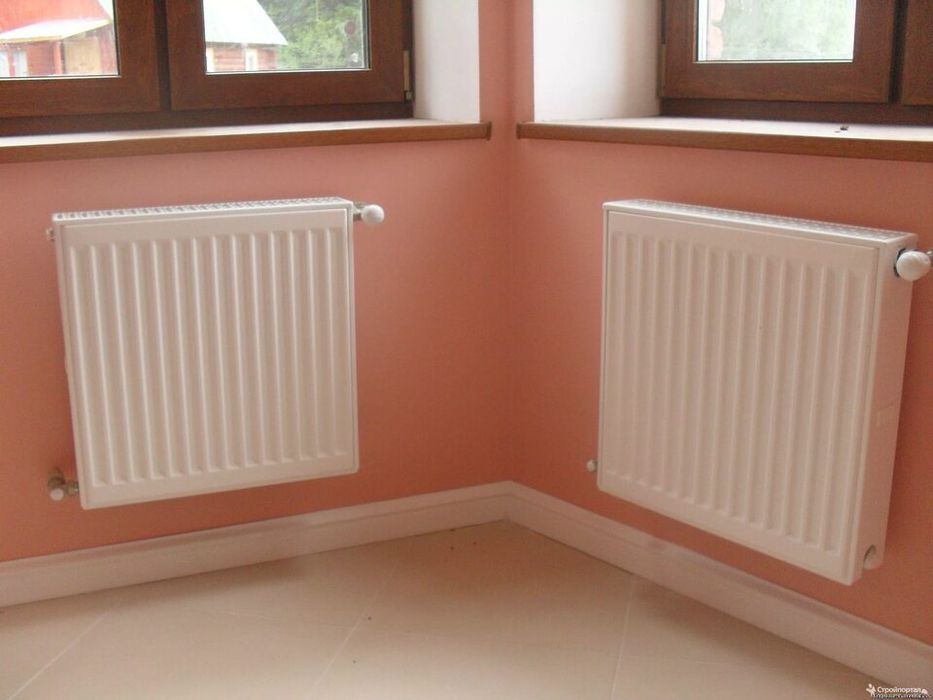 Установка отопления батарей катёл