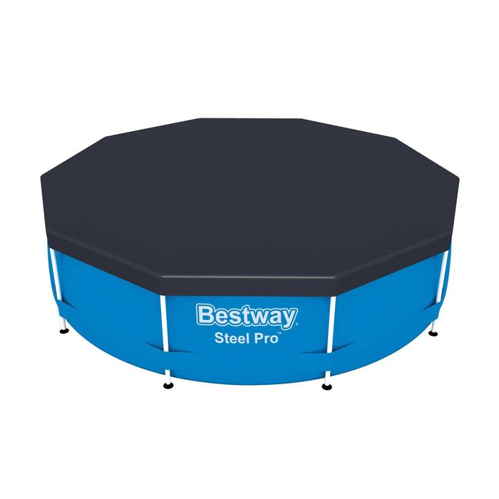 Prelata Piscina Rotunda Acoperire Protectie Apa Bestway Cadru Metalic 305cm 3.05m + LIVRARE GRATUITA BV