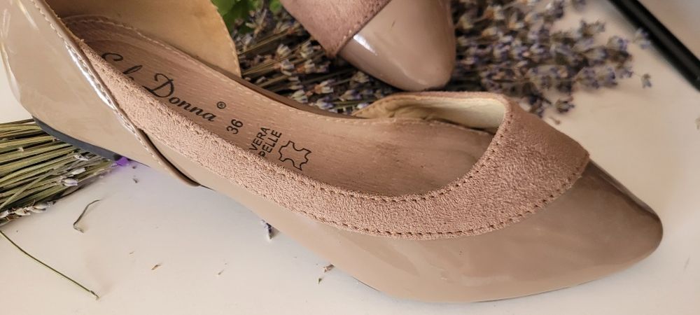 Balerini piele interior exterior Vera Pelle