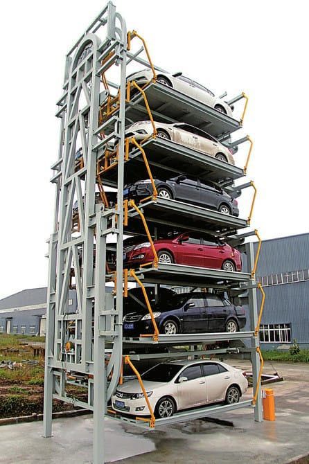 Автопарковка роторная карусельная!