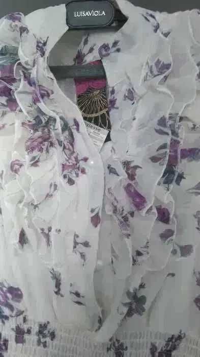 Рокля Оviesse бяла с щампа на цветя,нова с етикет