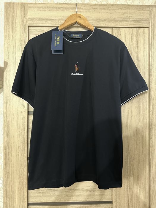 Футболка темно синяя мужская . POLO