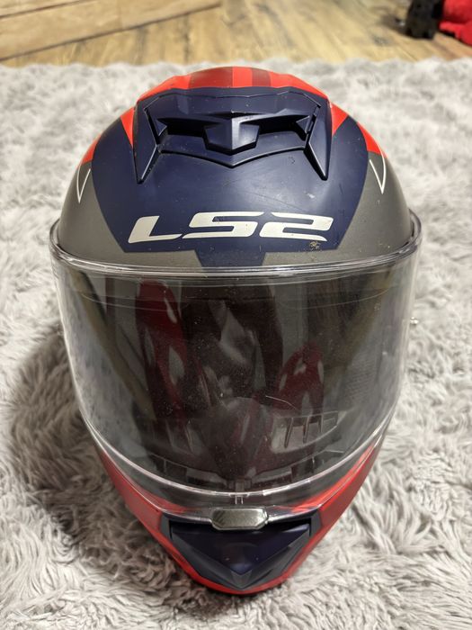 Casca moto LS2 FF390 Breaker evo beta matt red blue