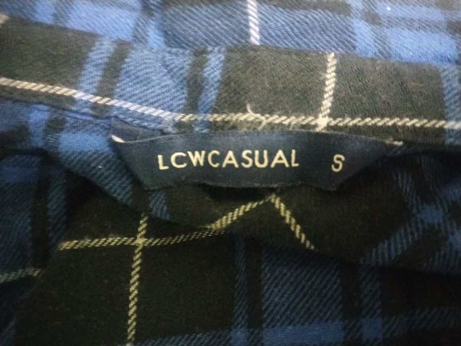 Рубашка  сине-черная