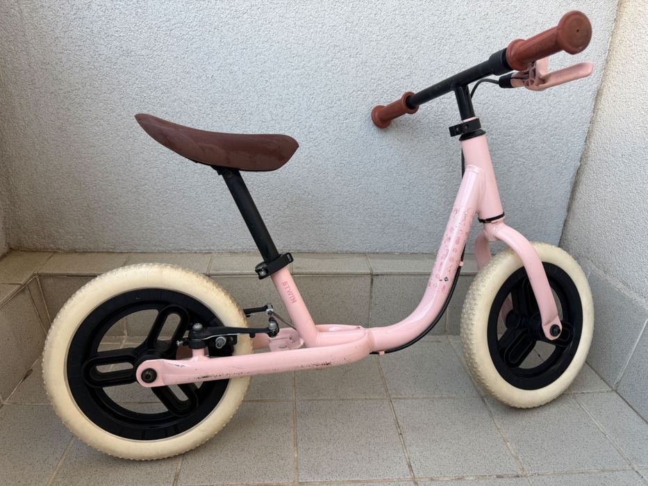 Bicicleta fara pedale B-Twin roz  - copii / fetite