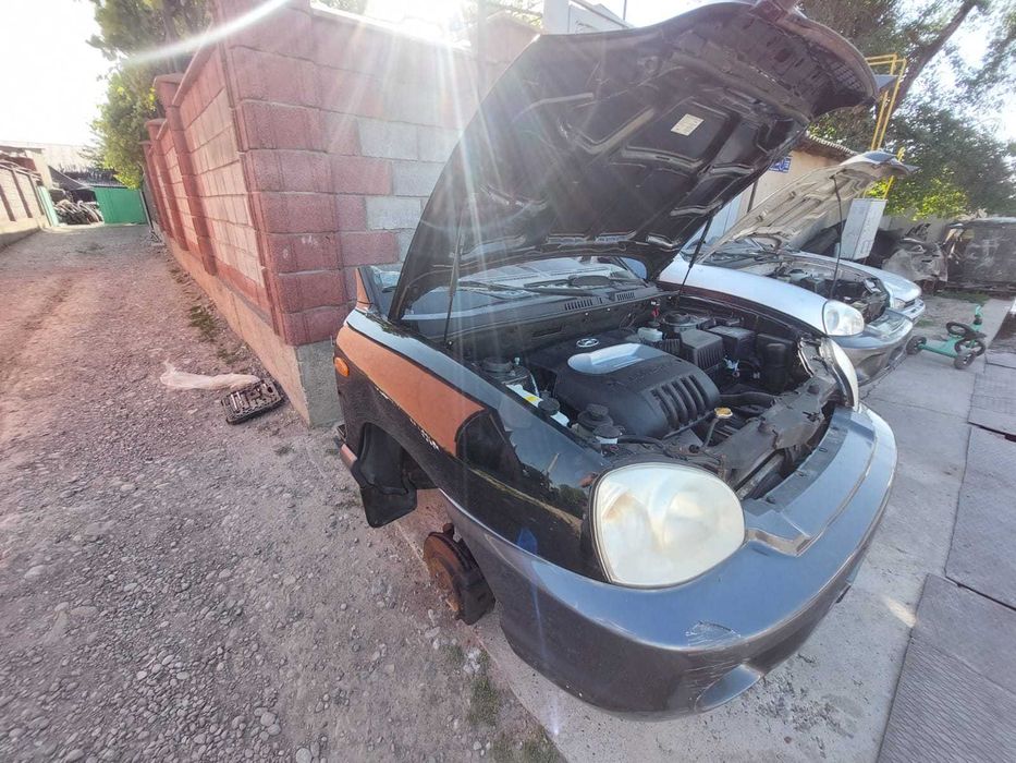 двигатель на hyundai santa-fe 2.4 и  2.7