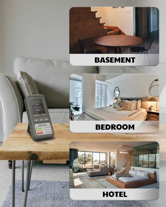 AEGTEST HOUND-1011 Преносим радон детектор за дома, лек, точен сензор