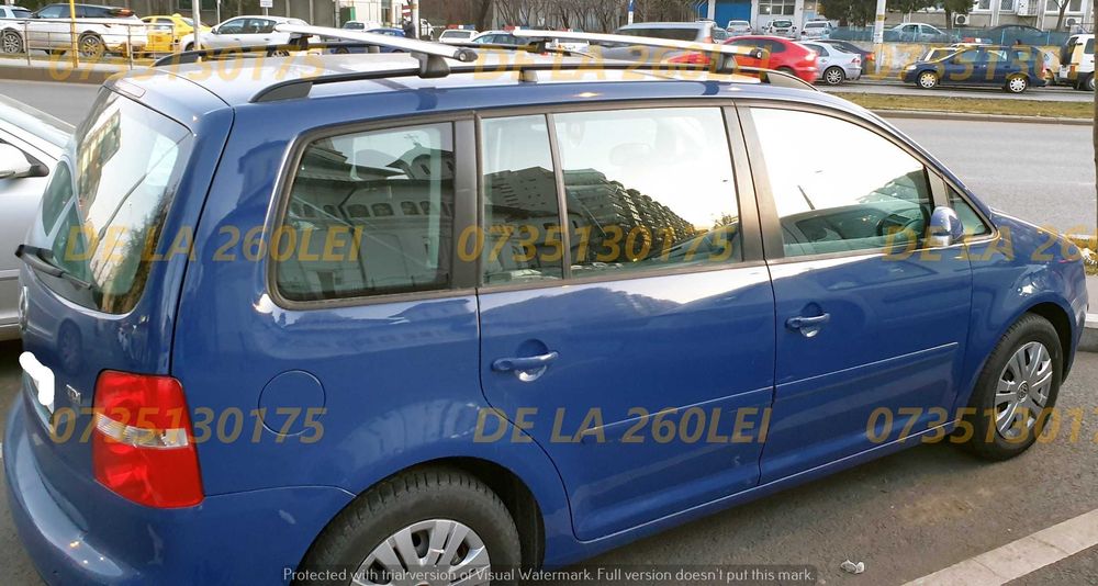 Bare portbagaj VW Touareg Tiguan Touran Sharan Passat Golf ALUMINIU