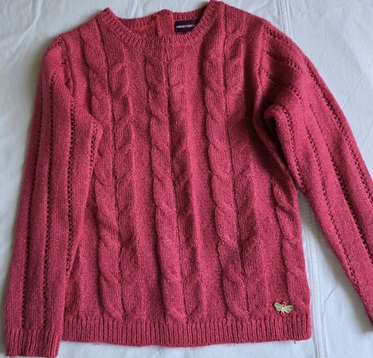 Красиво детско плетено пончо  на Sergent Major