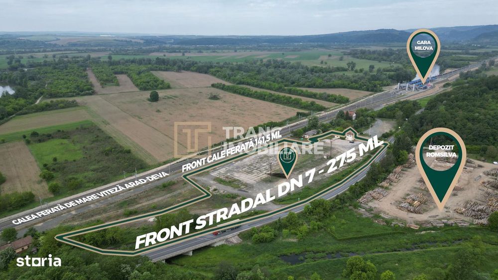 Platformă industrială cu acces strategic la DN7,oportunitate excelenta