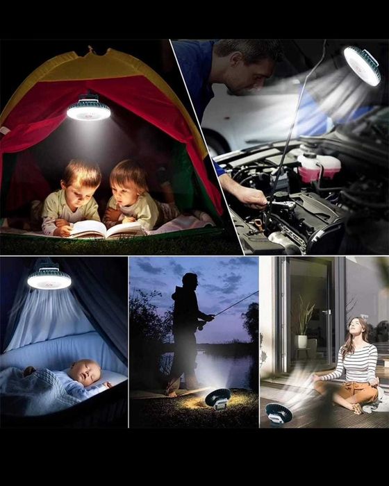 Фонарь-вентилятор-паурбанк 3в1