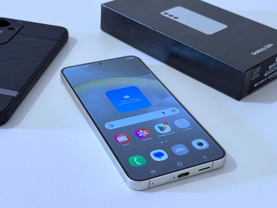 Бартер! Kaто НОВ! Samsung Galaxy S24+ Plus 512/12GB Marble Gray (Сив)