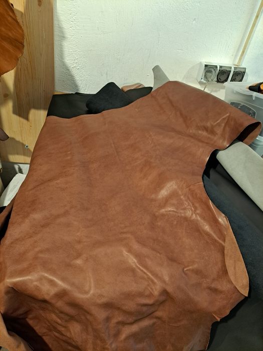 Piele tabacita, piele la metru, marochinarie, hand made, leather