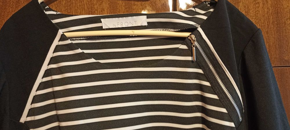 Красива макси рокля на райе