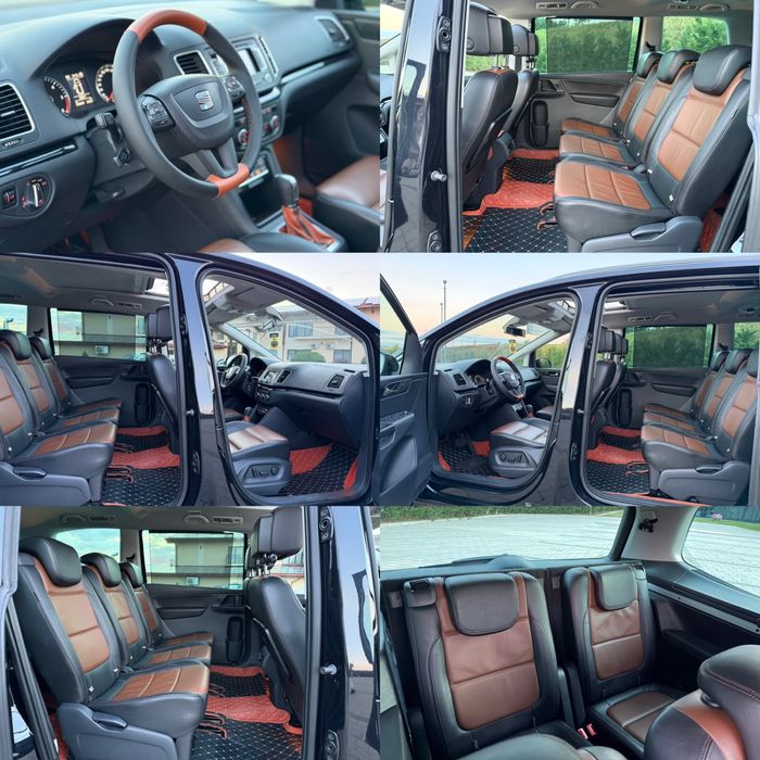 Seat Alhambra exclusiv 2014 2.0 diesel 177 CP 7 locuri full uși electrice Lanne Assist DSG.ParkAsist