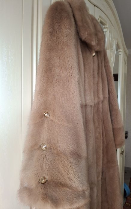 Норковая шуба длинная