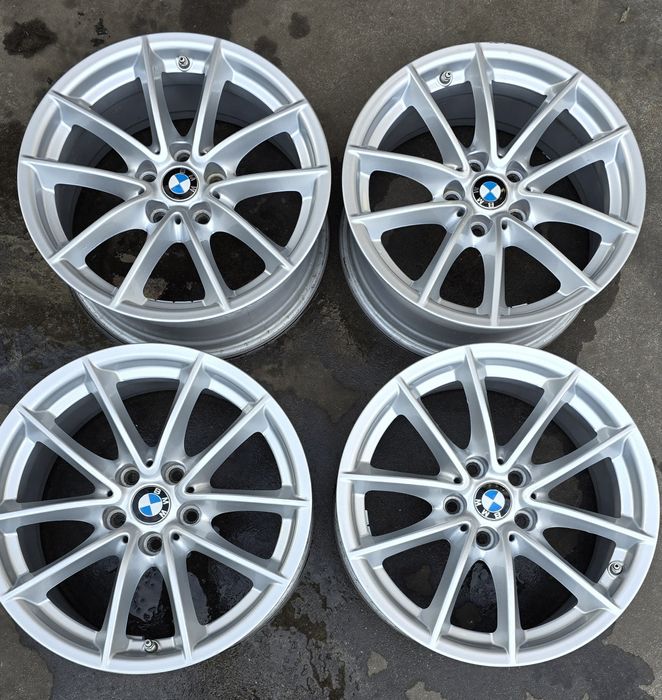Set 4 jante aluminiu originale BMW-17 țoli 5x112 + senzori