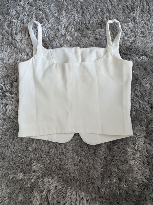 Дамски бял елек XS