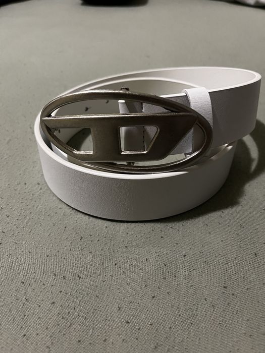 Diesel бял колан