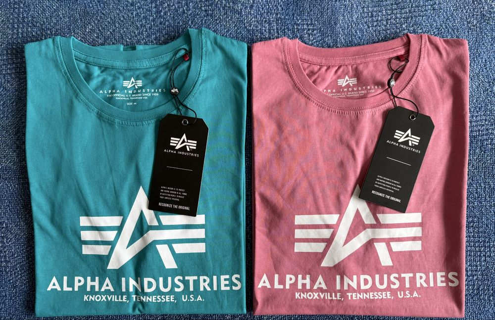 Alpha Industries Logo Basic T-Shirt ОРИГИНАЛНИ мъжки тениски - M/XL