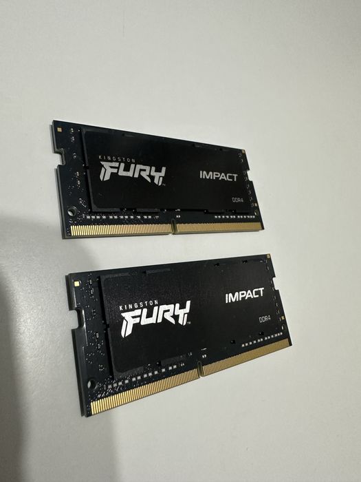 RAM за лаптоп Kingston FURY Impact, 32GB DDR4, 2666MHz CL15, Dual Kit