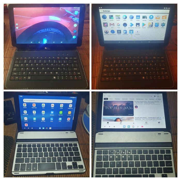 Tableta Lenovo Android de 10 inch si 8 inch cu husa + tastatura gratis