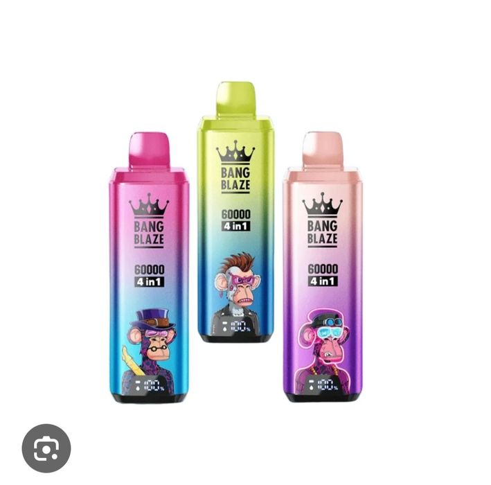 2 Bang Blaze 60.000 Puffs 4 în 1 Reîncărcabil