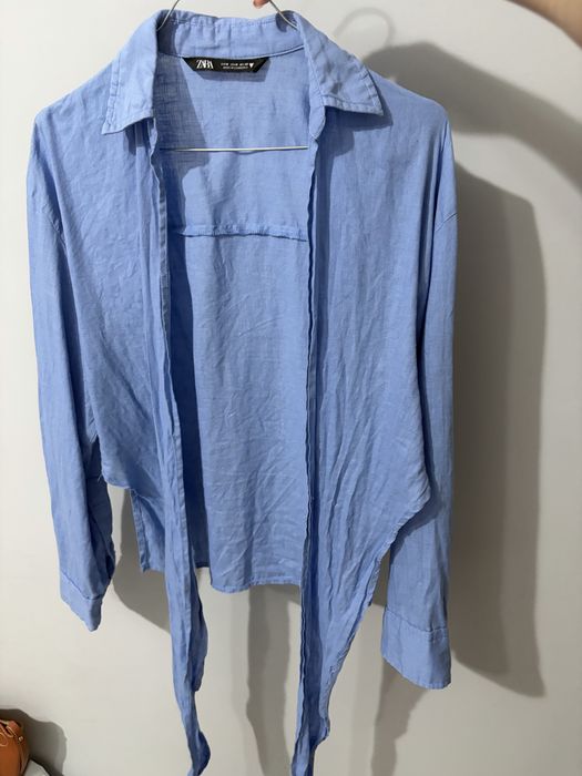 Zara дамска ленена риза
