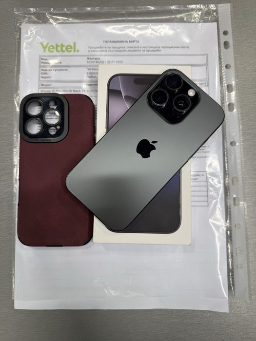 Гаранция! Iphone 16 pro 256gb