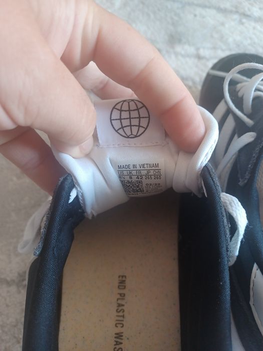 Adidasi din pânză cu piele