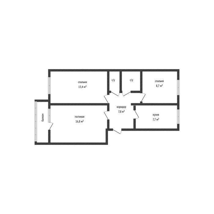 Продажа 3-комнатной квартиры