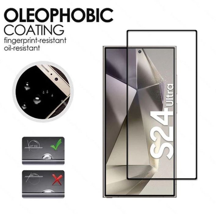Folie sticla FULL Glue pt Samsung Galaxy S24 / S24 Plus / S24 Ultra 5G