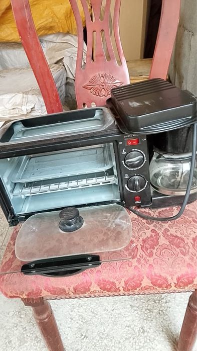 Кофеварка, микровалновка все вместе мини