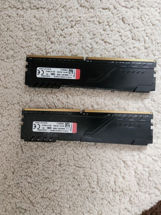Memorie dual chanel kingston fury ddr4 16gb (2x8gb) 3200Mgz