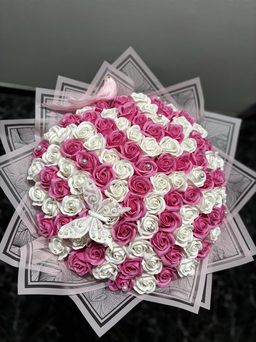 Buchet trandafiri de sapun