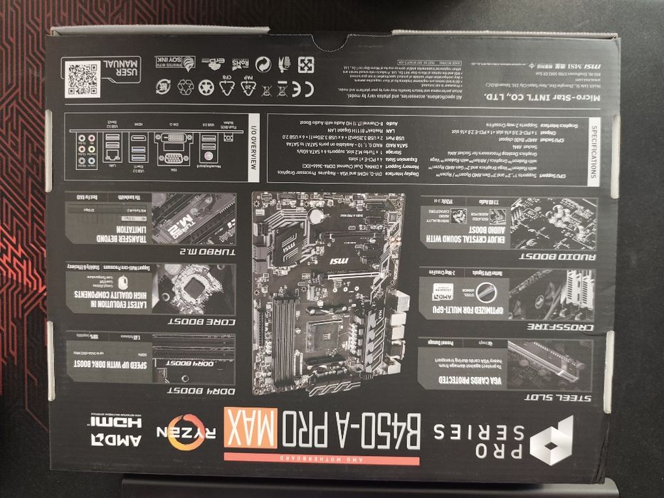 MSI B450 с бонус Athlon 300GE и 8GB RAM