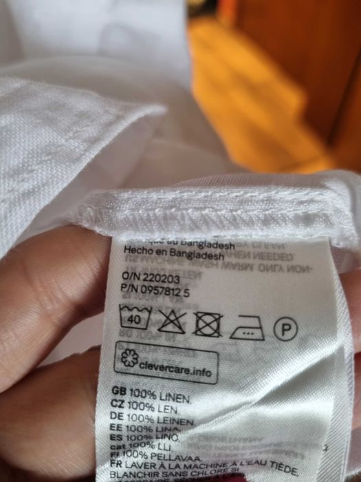 Мъжка ленена риза H&М, размер XL