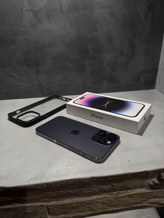 КАТО ЧИСТО НОВ Iphone 14 Pro Max Purple + подарък
