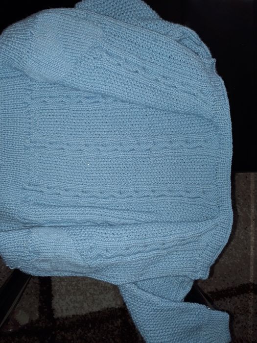 Ръчно плетена нова жилетка 86-92