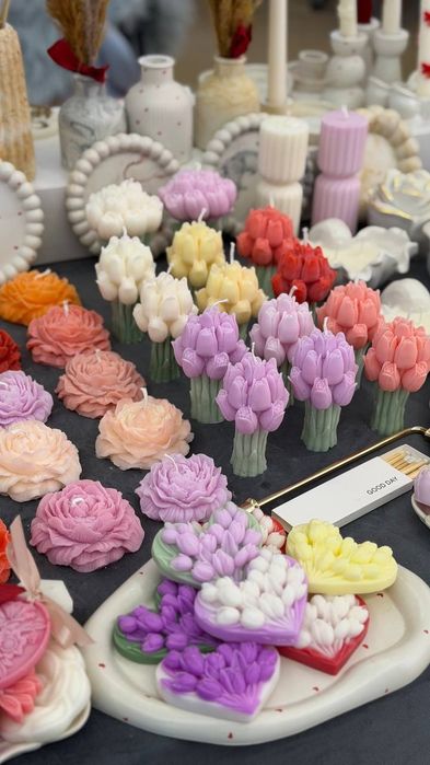 8 марта свечи ручной работы