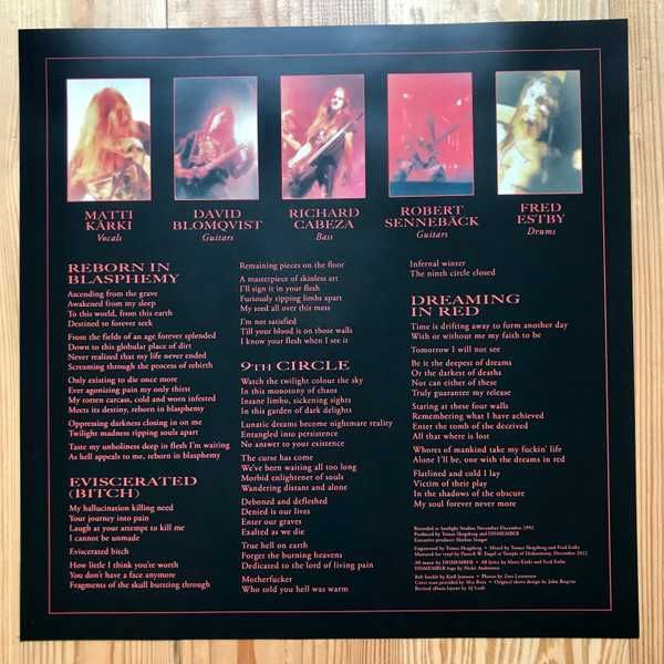Виниловая пластинка Dismember 1993 Indecent and Obscene