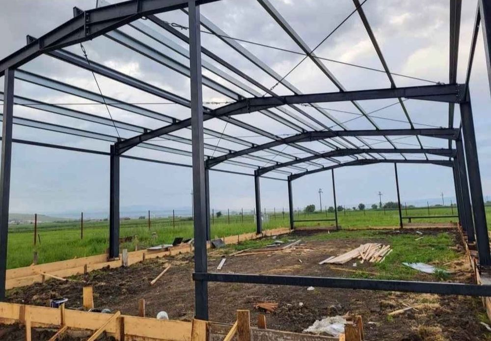 Confecționez si vand structuri metalice 12x30x4h