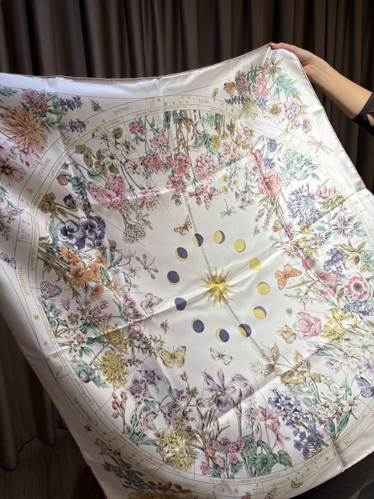 Шал Dior 90/90 коприна