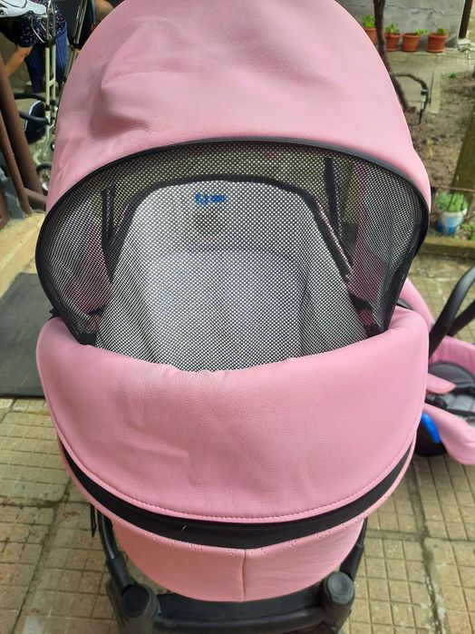 Розова детска количка Baby merc