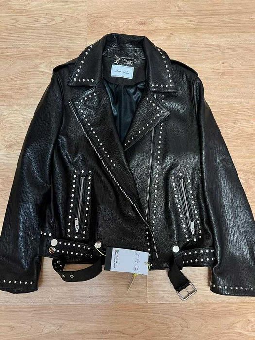 Кожаная женская косуха