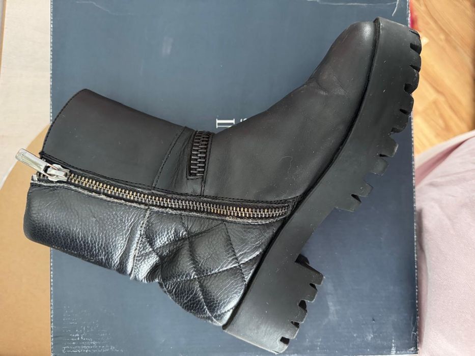 Кожаные ботинки Armani Jeans (оригинал)