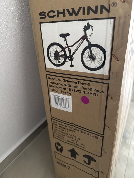 Bicicletă Schwinn Fleet-G 24” MTB 7 Viteze Frâne pe Disc | Nouă în Cutie